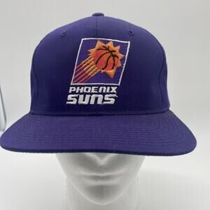 VINTAGE Phoenix Suns Hat Cap Snapback Purple Adjustable Adult NBA Basketball 90s